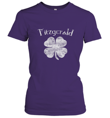 Vintage Fitzgerald Irish Shamrock St Patty's Day Women's T-Shirt Women's T-Shirt - trendytshirts1