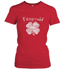 Vintage Fitzgerald Irish Shamrock St Patty's Day Women's T-Shirt Women's T-Shirt - trendytshirts1