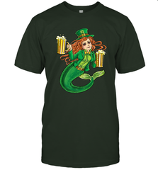 St Patricks Day Shirt Women Leprechaun Mermaid Girls Redhead Men's T-Shirt Men's T-Shirt - trendytshirts1