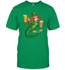 St Patricks Day Shirt Women Leprechaun Mermaid Girls Redhead Men's T-Shirt Men's T-Shirt - trendytshirts1