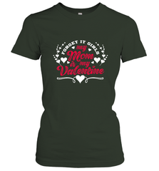 My Mom Is My Valentine's Day laudy Art Graphics Heart Women's T-Shirt Women's T-Shirt - trendytshirts1