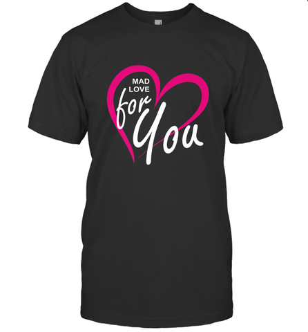 Pink Heart Valentine's Day Gifts Boyfriend Girlfriend Love Men's T-Shirt Men's T-Shirt / Black / S Men's T-Shirt - trendytshirts1