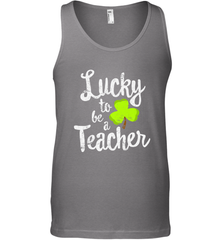 Teacher St. Patrick's Day Shirt, Lucky To Be A Teacher Men's Tank Top Men's Tank Top - trendytshirts1