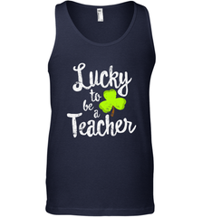 Teacher St. Patrick's Day Shirt, Lucky To Be A Teacher Men's Tank Top Men's Tank Top - trendytshirts1