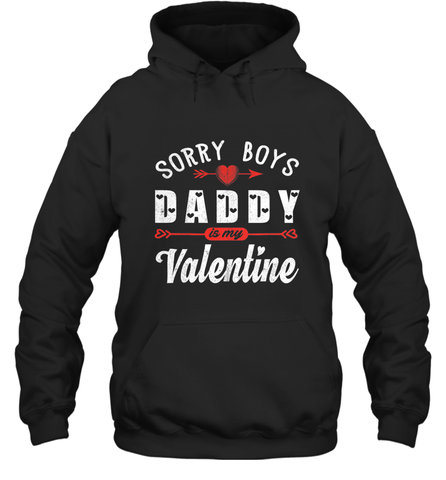 Funny Valentine's Day Present For Your Little Girl, Daughter Hooded Sweatshirt Hooded Sweatshirt / Black / S Hooded Sweatshirt - trendytshirts1