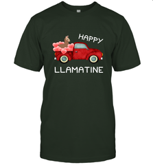 Happy Llamatine funny Valentine Day Llama costume Men's T-Shirt Men's T-Shirt - trendytshirts1