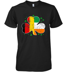 Irish German Flag Shamrock St Patricks Shirts Men's Premium T-Shirt