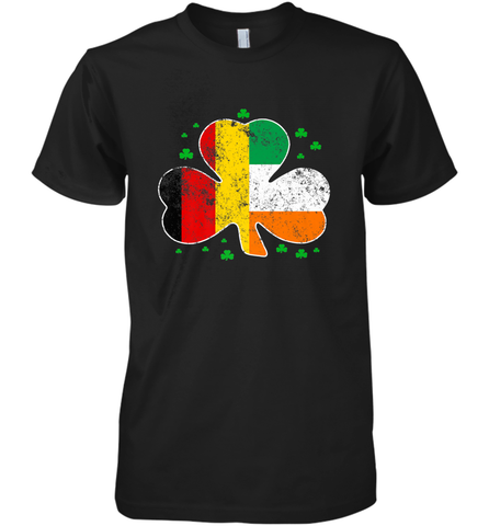 Irish German Flag Shamrock St Patricks Shirts Men's Premium T-Shirt Men's Premium T-Shirt / Black / XS Men's Premium T-Shirt - trendytshirts1