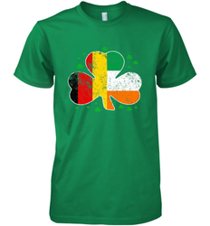 Irish German Flag Shamrock St Patricks Shirts Men's Premium T-Shirt