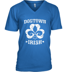 St. Louis Dogtown St. Patrick's Day Dogtown Irish STL Men's V-Neck Men's V-Neck - trendytshirts1