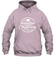 Valentine's Day Teacher School classroom Art Heart Lover Hooded Sweatshirt Hooded Sweatshirt - trendytshirts1