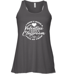 Valentine's Day Teacher School classroom Art Heart Lover Women's Racerback Tank Women's Racerback Tank - trendytshirts1