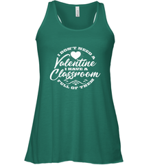 Valentine's Day Teacher School classroom Art Heart Lover Women's Racerback Tank Women's Racerback Tank - trendytshirts1