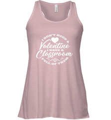 Valentine's Day Teacher School classroom Art Heart Lover Women's Racerback Tank Women's Racerback Tank - trendytshirts1