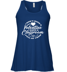 Valentine's Day Teacher School classroom Art Heart Lover Women's Racerback Tank Women's Racerback Tank - trendytshirts1