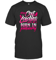 Cat Lady Born In January Cat Lover Birthday Gift For Men's T-Shirt Men's T-Shirt - trendytshirts1