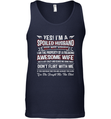 Spoiled Husband Property Of Freaking Wife Valentine's Day Men's Tank Top Men's Tank Top - trendytshirts1