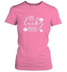 St Patricks Day Shirt One Lucky Mama Clover Shamrock Green Women's T-Shirt Women's T-Shirt - trendytshirts1