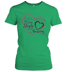 Describe your lover in two words symply...amazing valentine T shirt Women's T-Shirt Women's T-Shirt - trendytshirts1