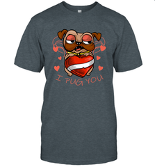 I Pug You Cute Valentines Day Love Heart Pug Dog Valentine Men's T-Shirt Men's T-Shirt - trendytshirts1