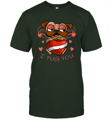 I Pug You Cute Valentines Day Love Heart Pug Dog Valentine Men's T-Shirt Men's T-Shirt - trendytshirts1
