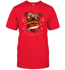 I Pug You Cute Valentines Day Love Heart Pug Dog Valentine Men's T-Shirt Men's T-Shirt - trendytshirts1