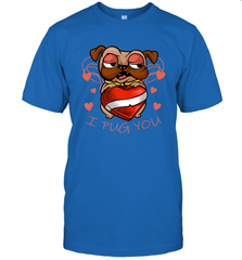 I Pug You Cute Valentines Day Love Heart Pug Dog Valentine Men's T-Shirt Men's T-Shirt - trendytshirts1