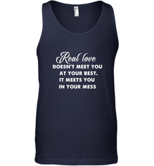 Real love funny quotes for valentine Men's Tank Top Men's Tank Top - trendytshirts1