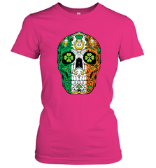 Sugar Skull Leprechaun T Shirt St Patricks Day Women Men Tee Women's T-Shirt Women's T-Shirt - trendytshirts1