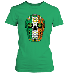 Sugar Skull Leprechaun T Shirt St Patricks Day Women Men Tee Women's T-Shirt Women's T-Shirt - trendytshirts1