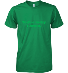 St. Patrick's Day Adult Drinking Men's Premium T-Shirt