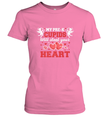 Teacher Valentine's Day Pre K Cupids Art Graphics Heart Love Women's T-Shirt Women's T-Shirt - trendytshirts1