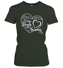 Describe your lover in two words symply amazing Valentine Women's T-Shirt Women's T-Shirt - trendytshirts1