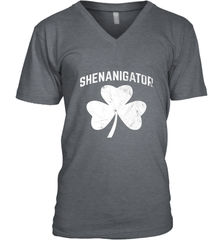 Shenanigator Funny St Patrick's Shamrock Men's V-Neck Men's V-Neck - trendytshirts1