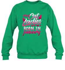 Cat Lady Born In January Cat Lover Birthday Gift For Crewneck Sweatshirt Crewneck Sweatshirt - trendytshirts1