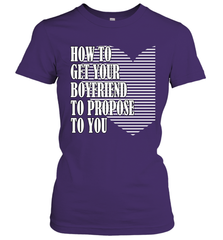 How to get your boyfriend propose to you Valentine Women's T-Shirt Women's T-Shirt - trendytshirts1