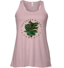 The Green Mamba, Cannabist, Weed Grower Pot Smoker Women's Racerback Tank Women's Racerback Tank - trendytshirts1