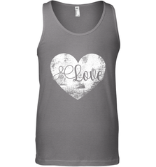 Love Valentines Day Heart Vintage Gift For Men Women Men's Tank Top Men's Tank Top - trendytshirts1