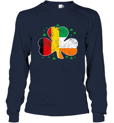 Irish German Flag Shamrock St Patricks Shirts Long Sleeve T-Shirt Long Sleeve T-Shirt - trendytshirts1