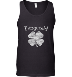 Vintage Fitzgerald Irish Shamrock St Patty's Day Men's Tank Top