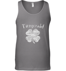Vintage Fitzgerald Irish Shamrock St Patty's Day Men's Tank Top Men's Tank Top - trendytshirts1