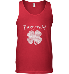 Vintage Fitzgerald Irish Shamrock St Patty's Day Men's Tank Top Men's Tank Top - trendytshirts1