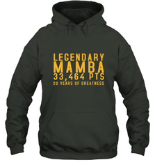 Black Mamba Legendary Mamba Out Farewell Tribute Hooded Sweatshirt Hooded Sweatshirt - trendytshirts1