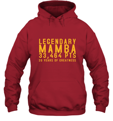 Black Mamba Legendary Mamba Out Farewell Tribute Hooded Sweatshirt Hooded Sweatshirt - trendytshirts1