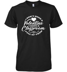 Valentine's Day Teacher School classroom Art Heart Lover Men's Premium T-Shirt Men's Premium T-Shirt - trendytshirts1
