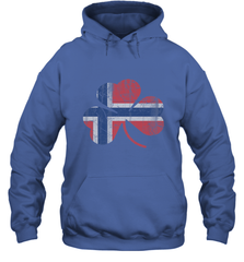 Norwegian Flag Irish Shamrock St Patricks Day Norge Hooded Sweatshirt Hooded Sweatshirt - trendytshirts1