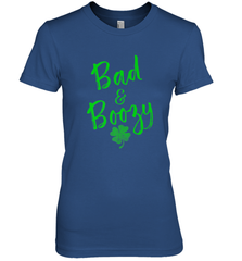 Bad and Boozy , St Patricks Day Beer Drinking Women's Premium T-Shirt Women's Premium T-Shirt - trendytshirts1