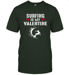 Surfing Is My Valentine Surfer Surfing Gift Men's T-Shirt Men's T-Shirt - trendytshirts1