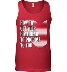How to get your boyfriend propose to you Valentine Men's Tank Top Men's Tank Top - trendytshirts1