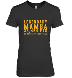 Black Mamba Legendary Mamba Out Farewell Tribute Women's Premium T-Shirt